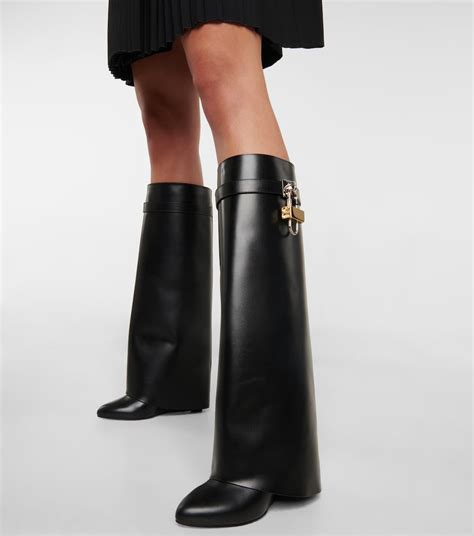 givenchy logo heel|givenchy heel boots.